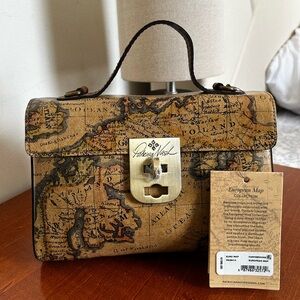 New Patricia Nash European Map Purse
